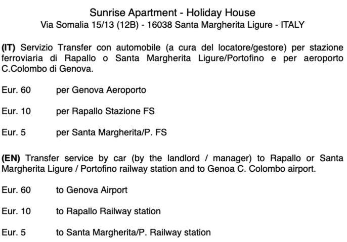 Sunrise Apartment サンタ・マルゲリータ・リグレ エクステリア 写真